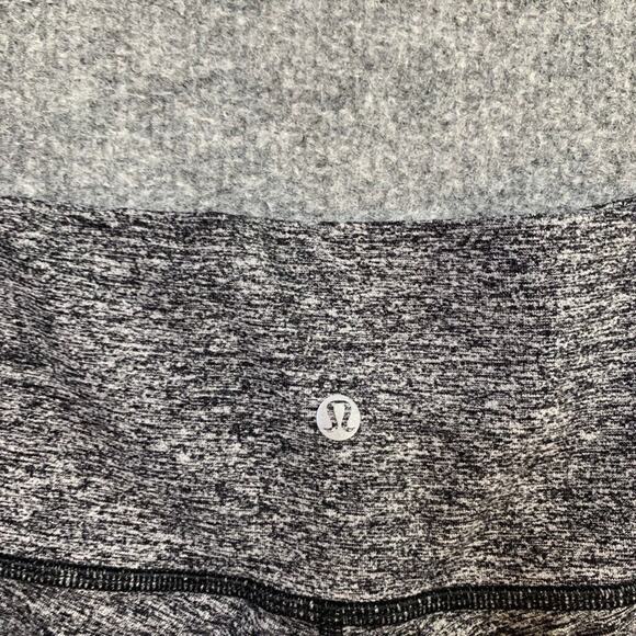 Lululemon Leggings Womens 2 Gray Heather Wunder Under High Rise Fitted Cropped - Picture 10 of 13